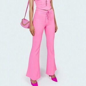Princess Polly Marcia Flare Pant Pink